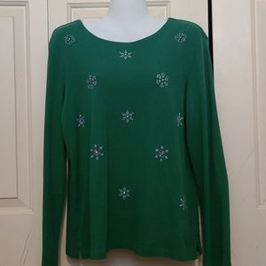 Snowflake Long Sleve Shirt